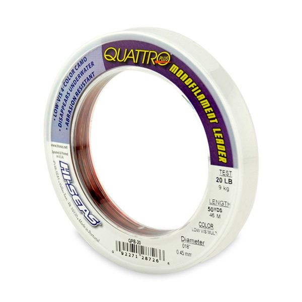 Hi Seas Quattro Monofilament Leader 50yds