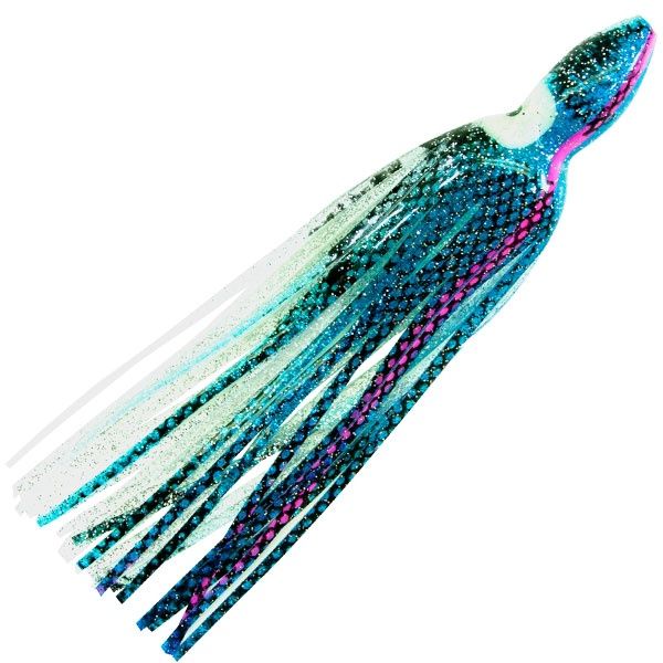 Boone Squid Skirt 4.25" 5PK, Color: Blue/Silver/Pink