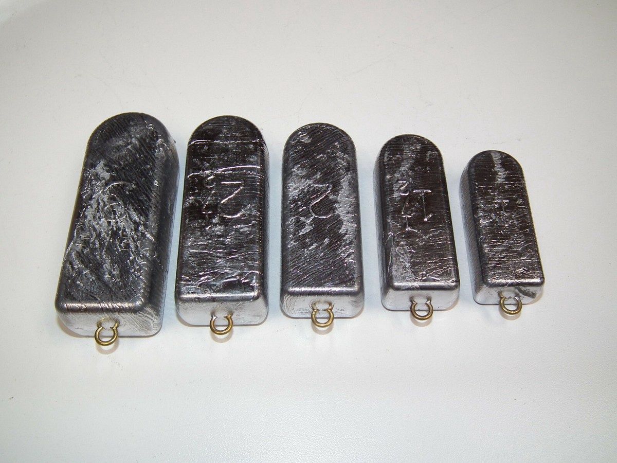 Rock Cod Sinkers By the Pound, Size: 1lb