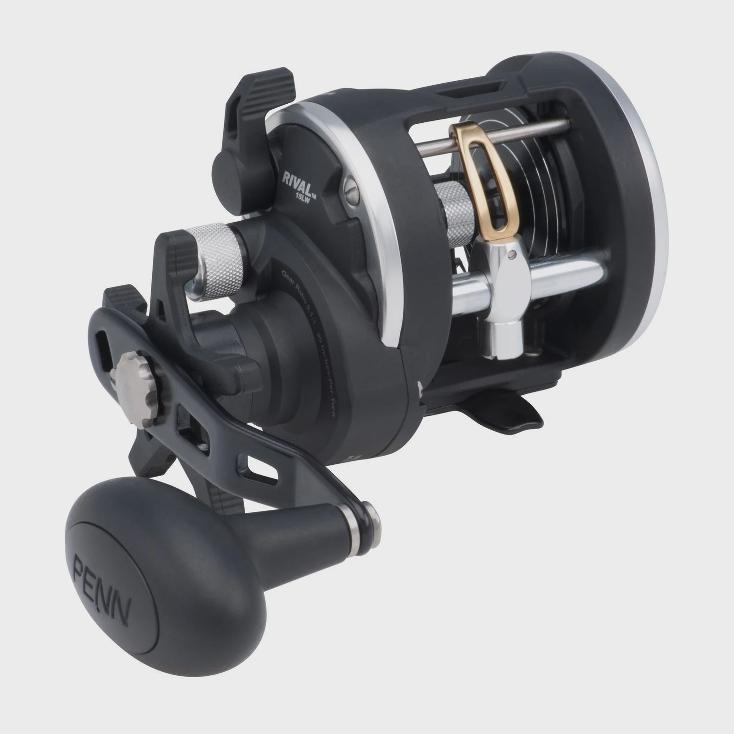 Penn Rival Star Drag Conventional Reel, Handle: Right Hand, Size: 15