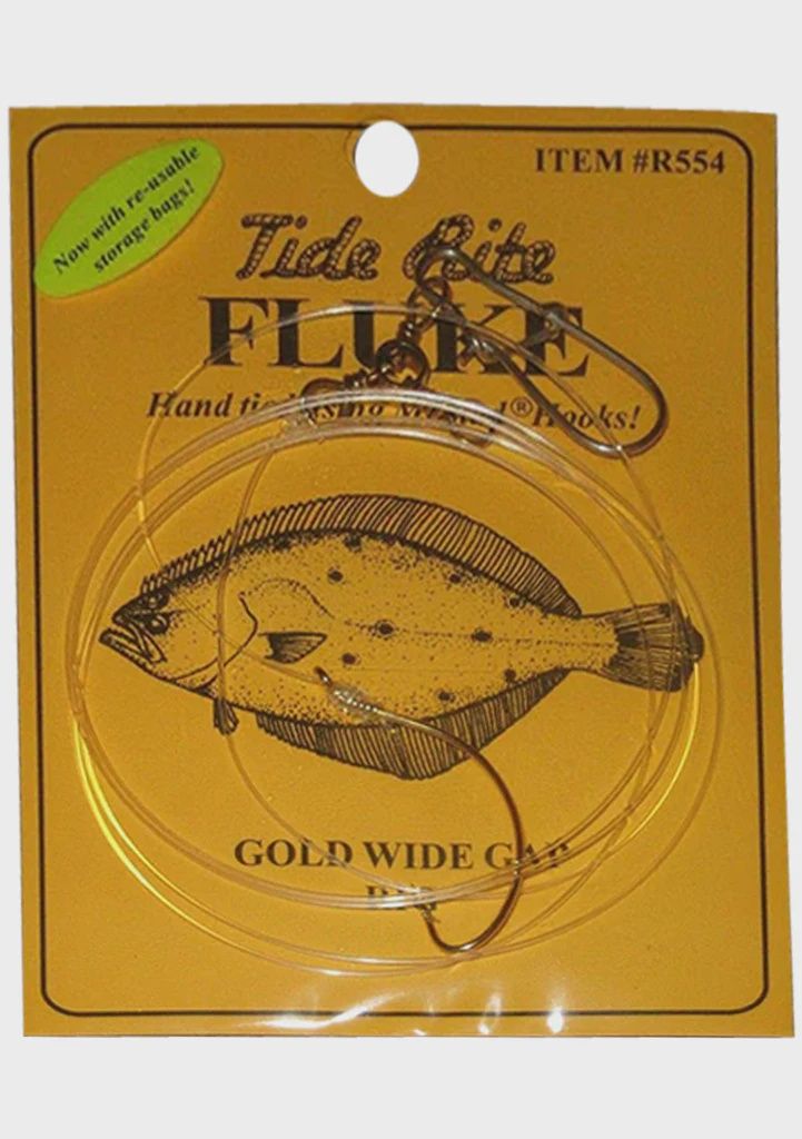 Tide Rite Plain Fluke Rig with Wide Gap Hook