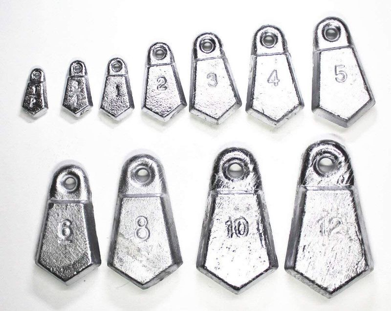 Flat Bank Sinkers By the Ounce