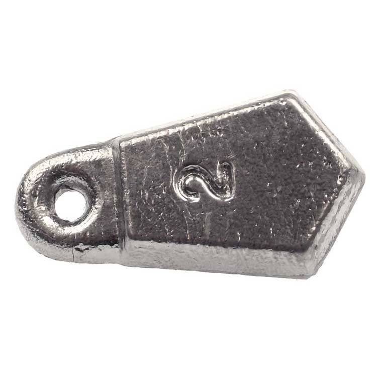 Flat Bank Sinkers By the Ounce, Size: 1oz
