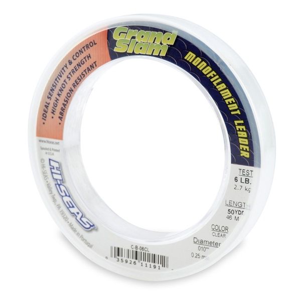 Hi Seas Grand Slam Leader Coil 50yds Clear