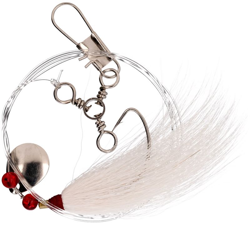 Jersey Hooker Fluke Rig White Bucktail