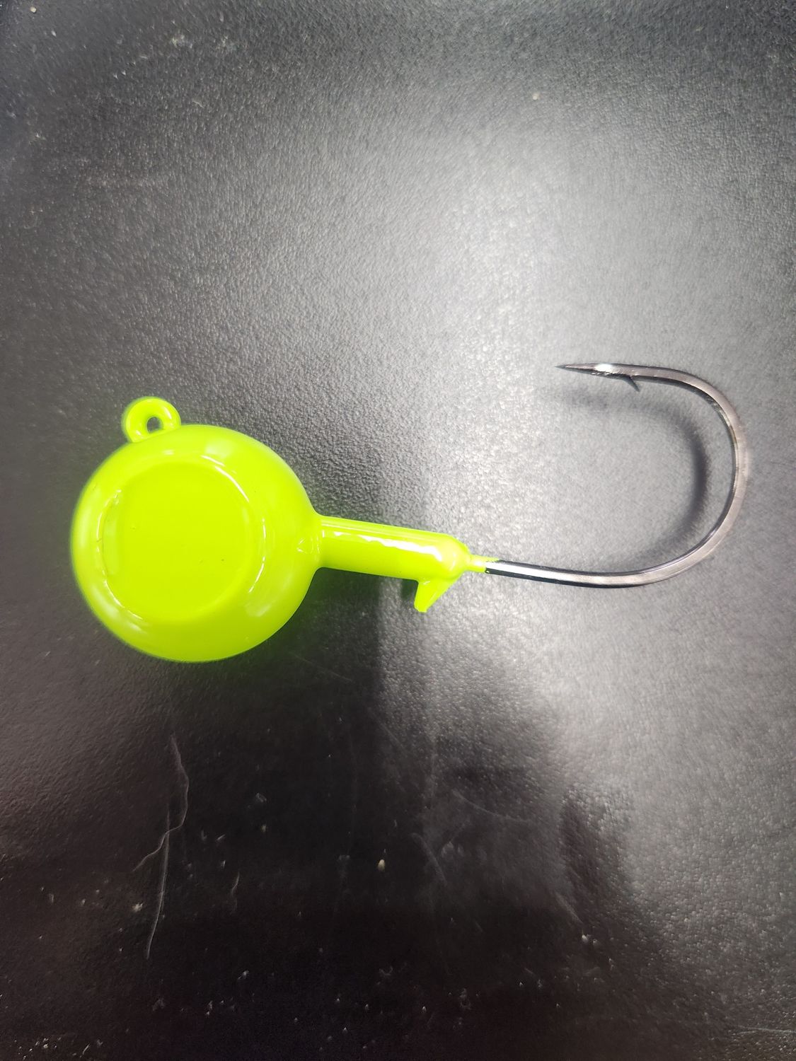 Jersey Hooker Ball Jig in Chartreuse, Size: 1oz