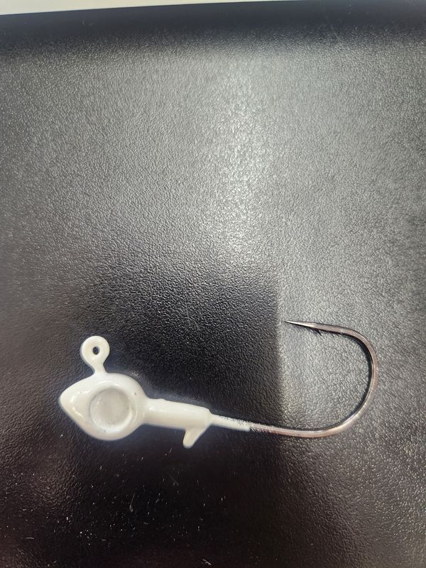 Jersey Hooker Jig head in White