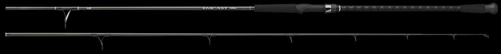 Daiwa Emcast Surf Rods, Model: 8' Medium / 10-20lb / 3/4oz-2oz / Fast Action / 2pc