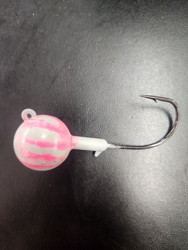 Jersey Hooker Ball Jig in Pink Shine
