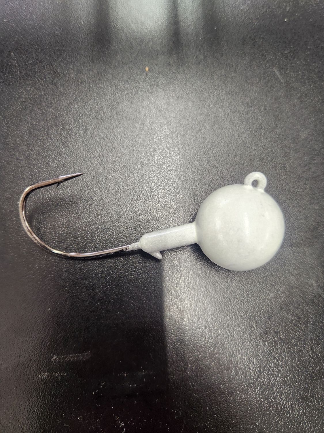 Jersey Hooker Ball Jig in Glow, Size: 1oz