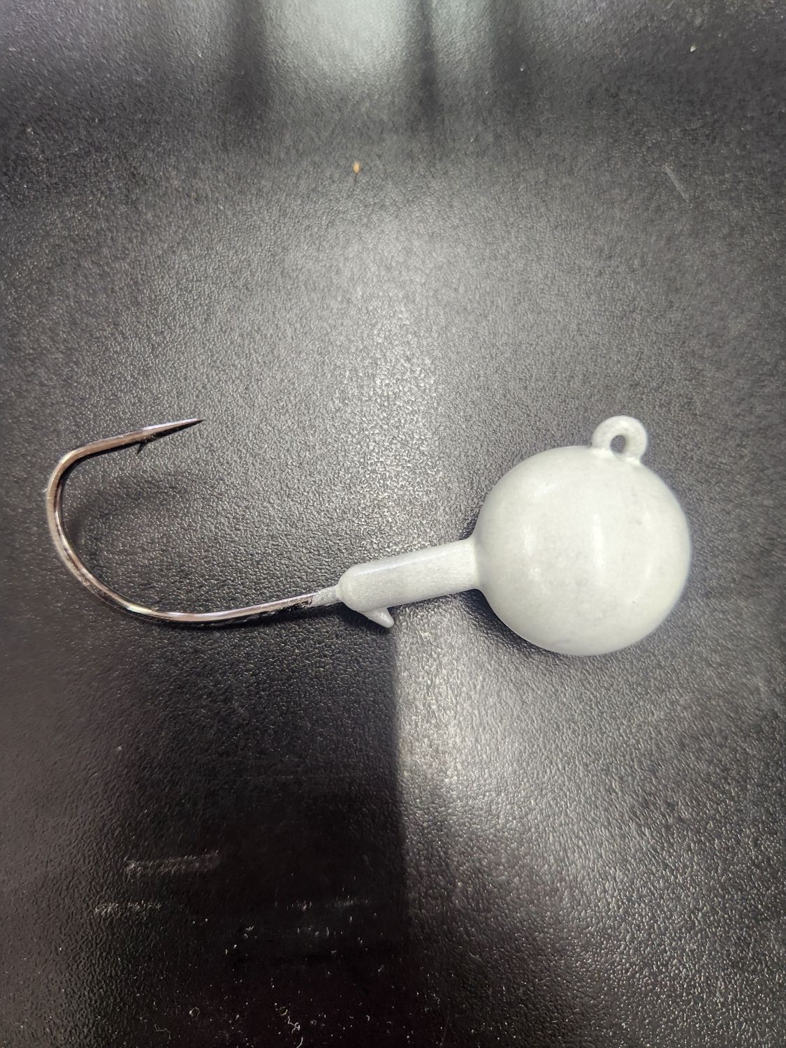 Jersey Hooker Ball Jig in Glow, Size: 1oz