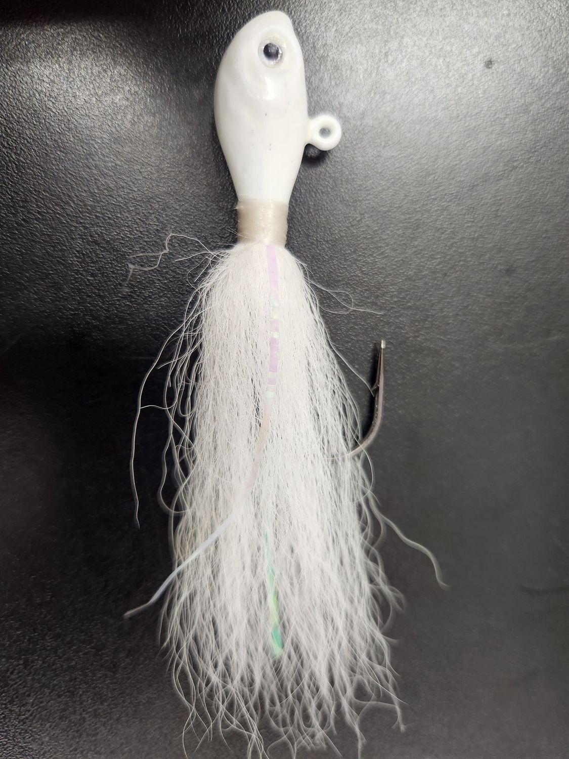 Jersey Hooker Bucktails, Color: Glow, Size: 1/2oz
