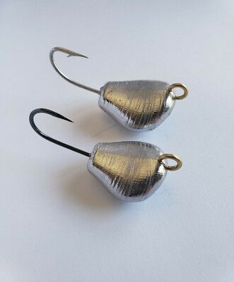 Jersey Hooker Loose Tautog Jigs Unpainted, Size: 3/4oz, Style: Boxing Glove Jig
