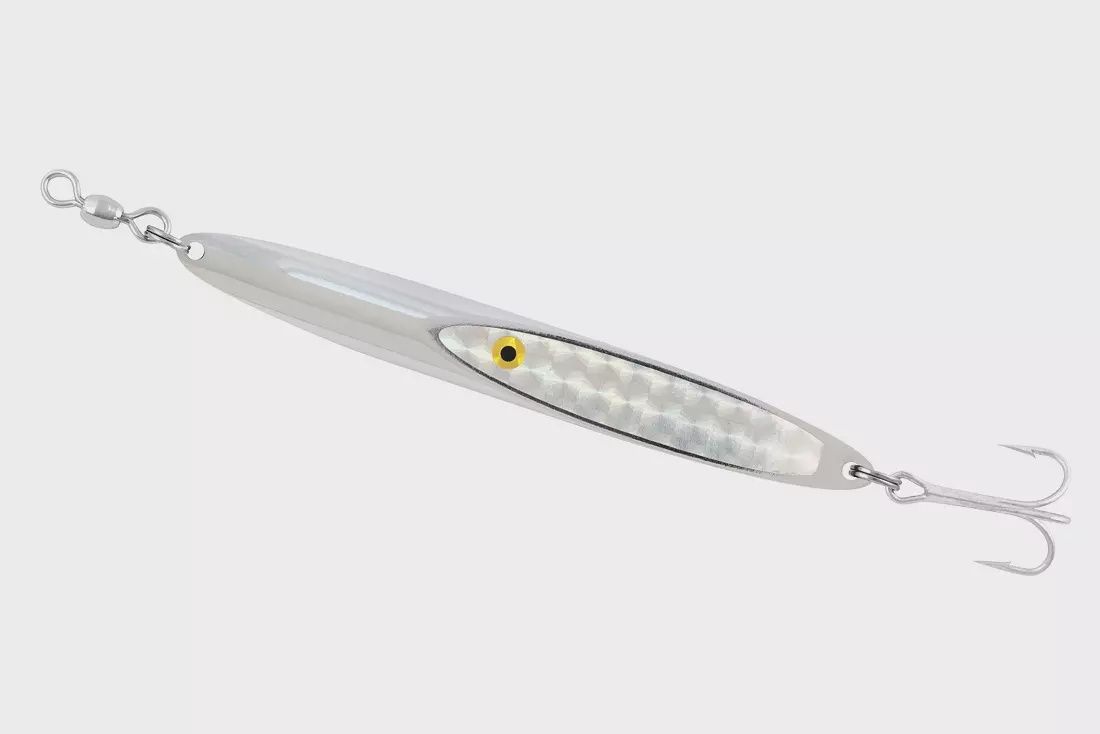 Tsunami Slimewave Jig, Color: Silver, Size: 3/4oz