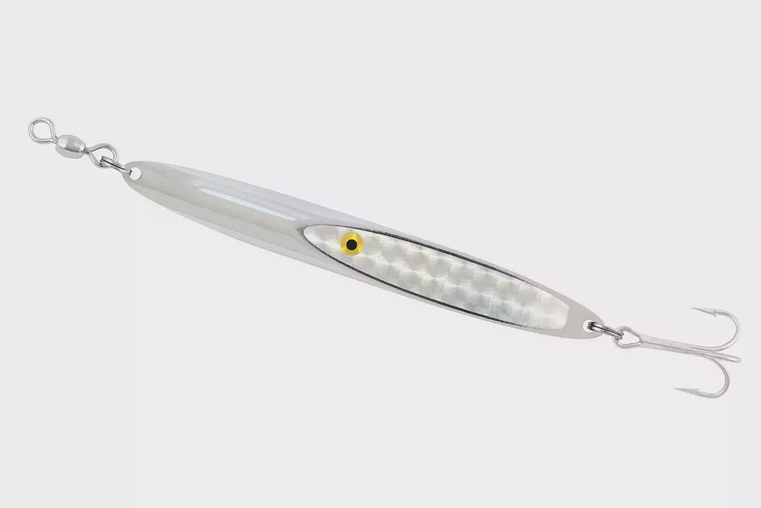 Tsunami Slimewave Jig, Color: Silver, Size: 3/4oz