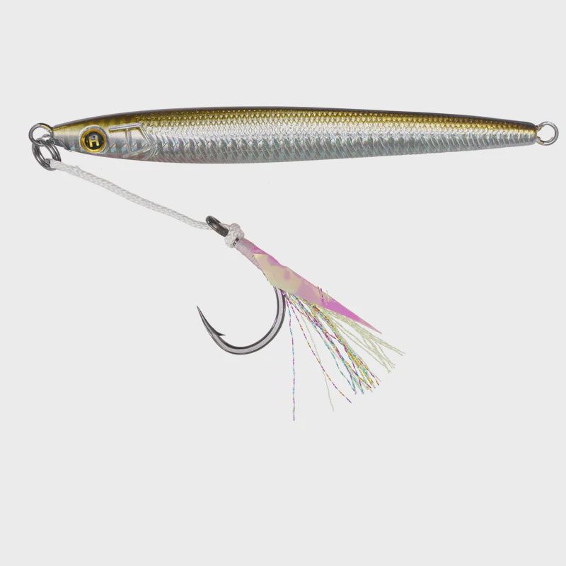 Hogy Sand Eel Jig Teaser Assist Hook, Color: Olive, Size: 3.5oz