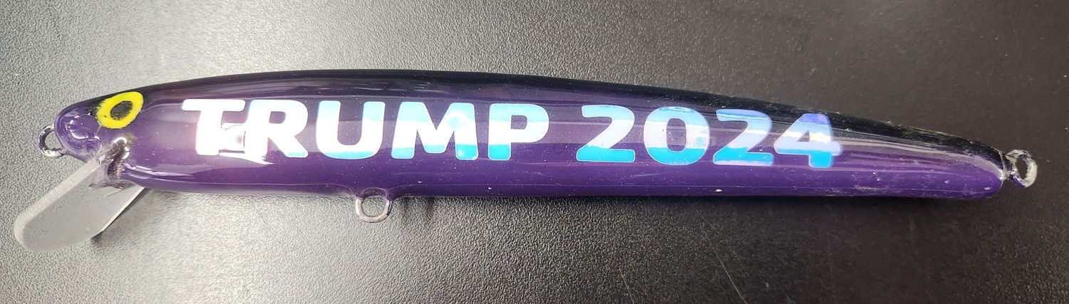 Over The Bar 8" Trump Minnow, Color: Blurple