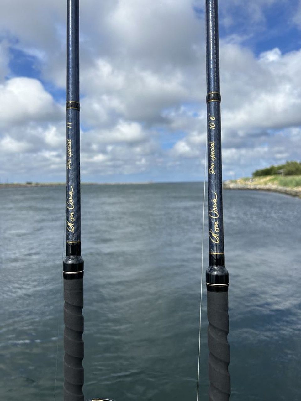 Ron Arra Pro Special Spinning Surf Rod by JS USA, Model: 9'6" 1-4oz