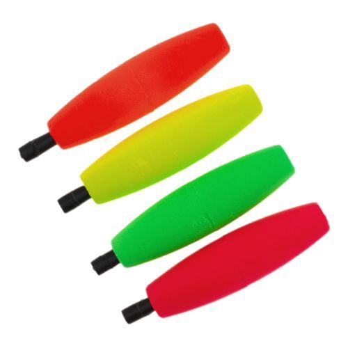 Betts Cigar Peg Floats Unweighted 5PK, Color: Red, Size: 1 1/2"