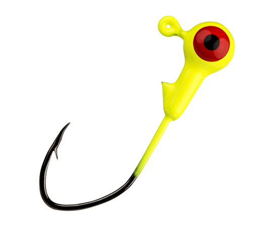 Strike King Mr. Crappie Slab Slasher Jig Head Chartreuse, Size: 1/32oz