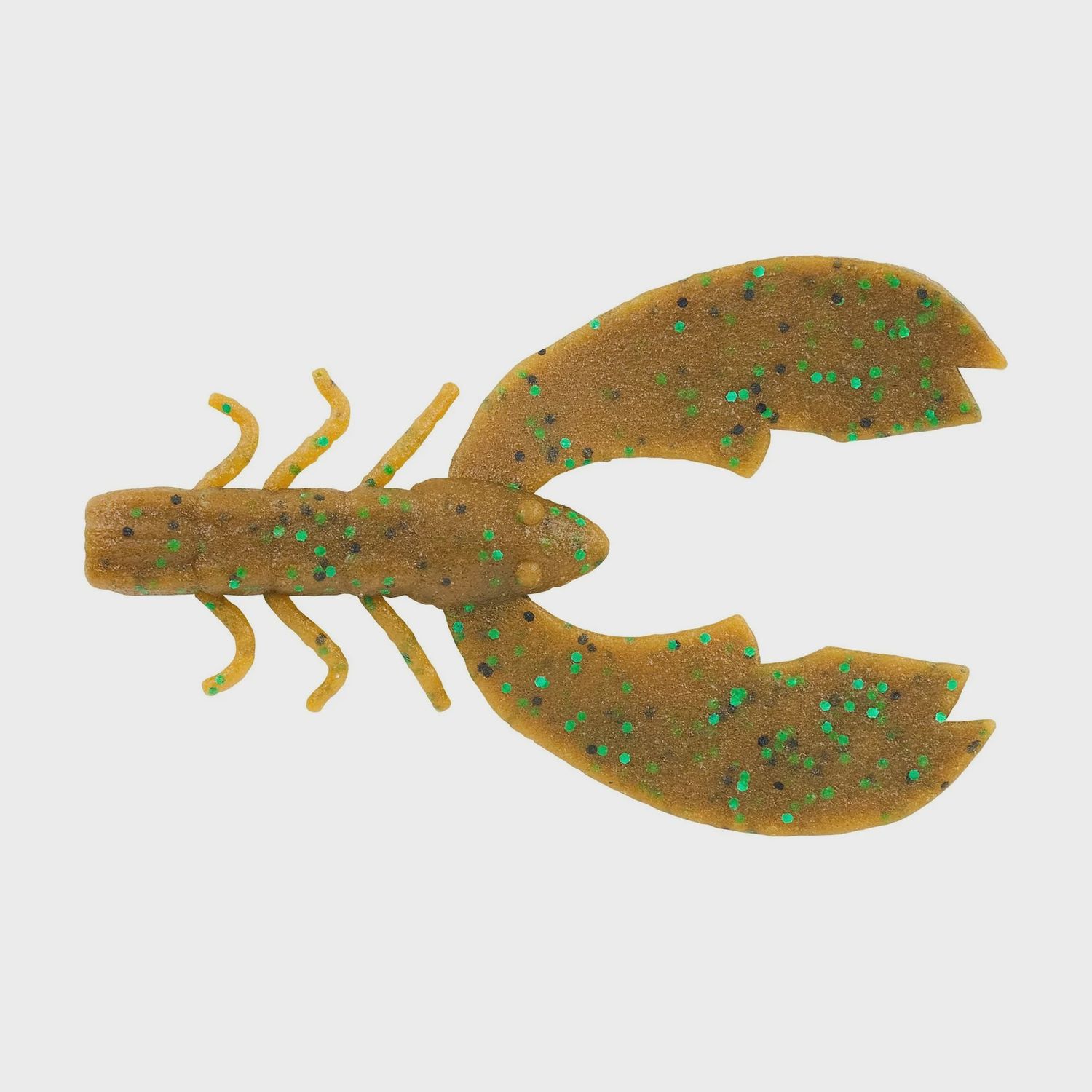 Berkley Powerbait Maxscent Chigger Craw 3", Color: Pumpkin Green Fleck