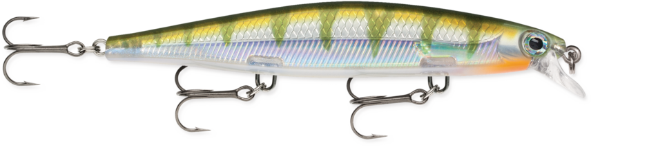 Rapala Shadow Rap Shad Deep Jerkbait Slow Rising, Color: Yellow Perch