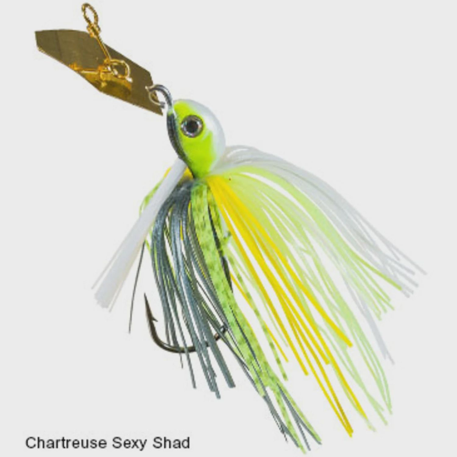 Z Man Chatterbait Weedless Project Z Series, Color: Chartreuse Sexy Shad, Size: 3/8oz
