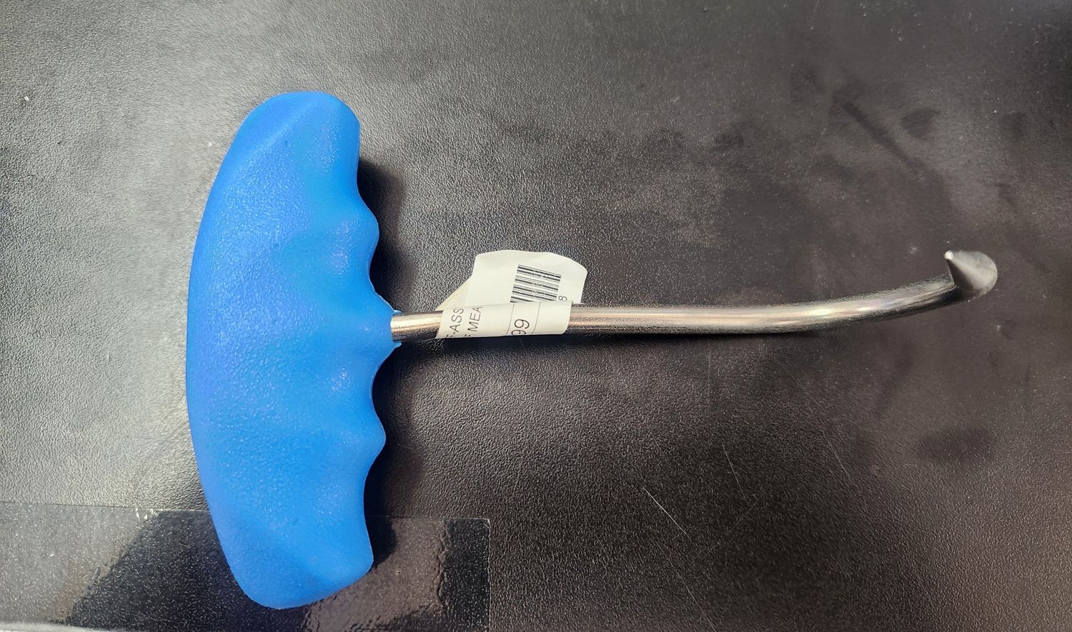 Dexter Hand Gaff Meat Hook with Handle, Color: Blue with Finger Molding