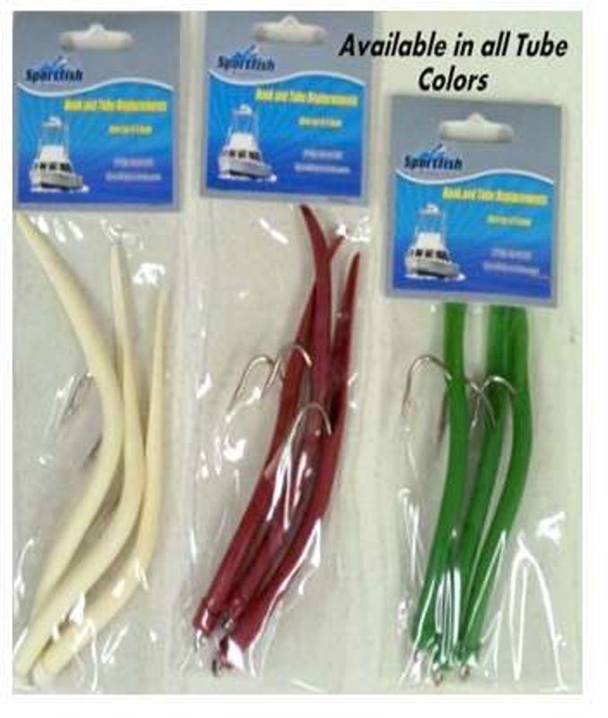 Sportfish Products Hook and Tube Replacements for Diamond Jigs