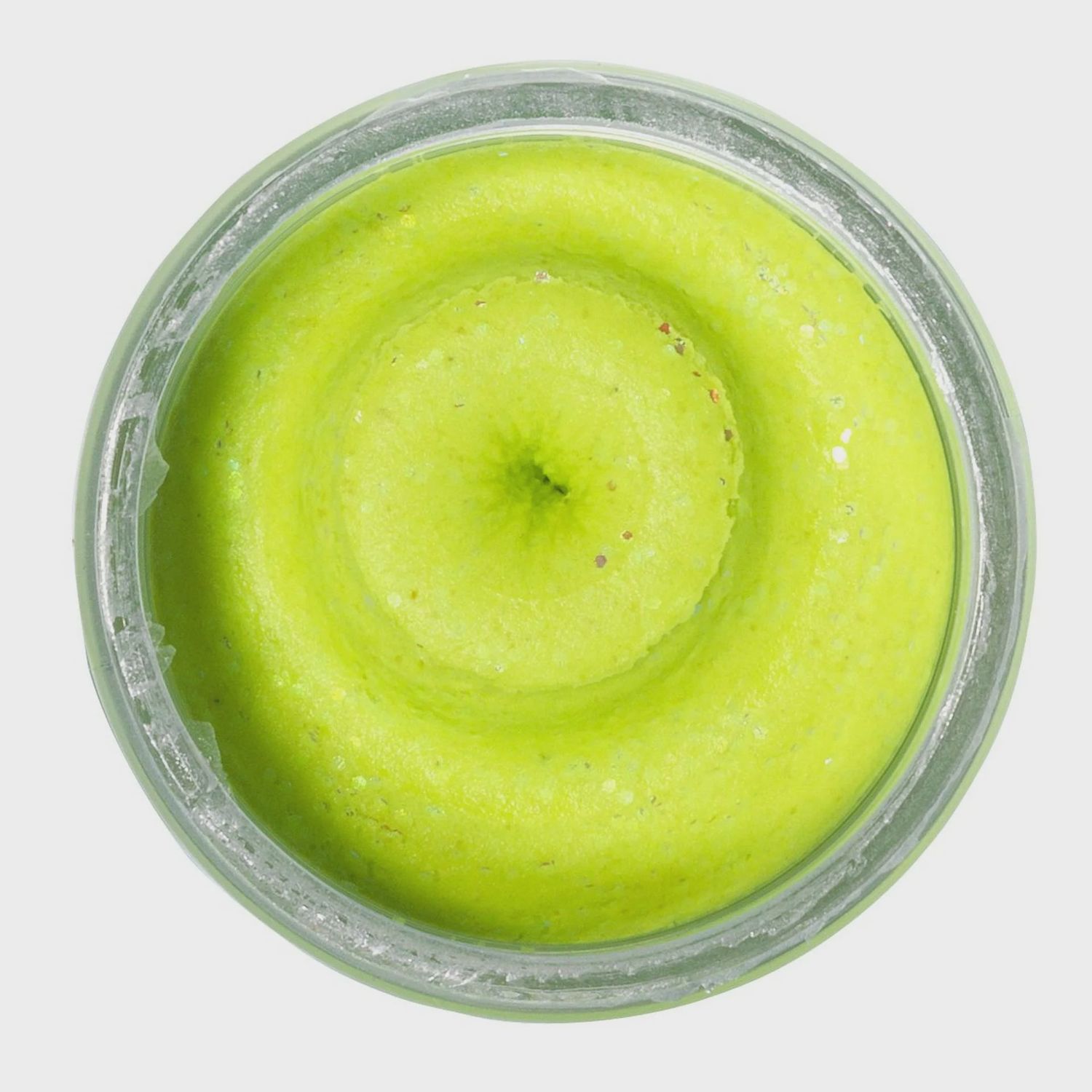 Berkley Powerbait Natural Glitter Scented Trout Dough, Color: Chartreuse, Scent: Powerbait with Garlic