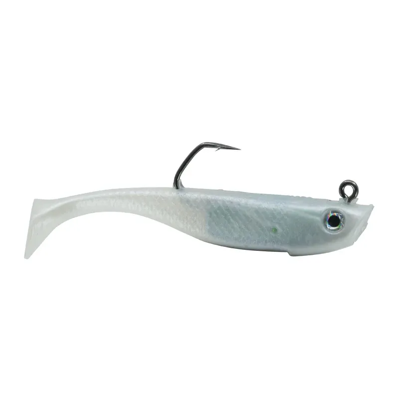 Hogy Protail Paddle Swimbait, Color: Bone, Size: 1oz 3.5"
