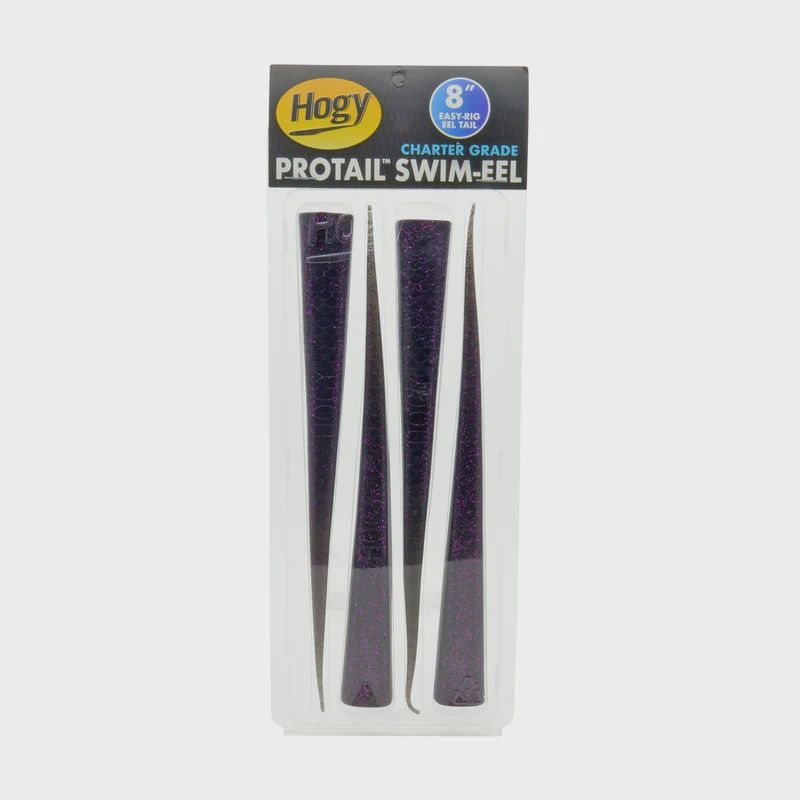Hogy Charter Grade Protail Swim-Eel 8", Color: Black
