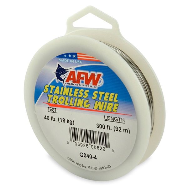 American Fishing Wire Stainless Steel Trolling Wire 300ft