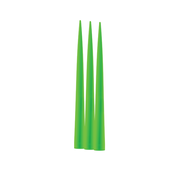 Wolfpack tackle Ahi Tails 9.5", Color: Green Glow, Size: 1-2oz Head