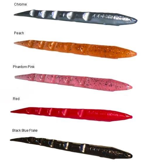 Got Stryper Pintail Eel, Color: Chrome, Size: 7"