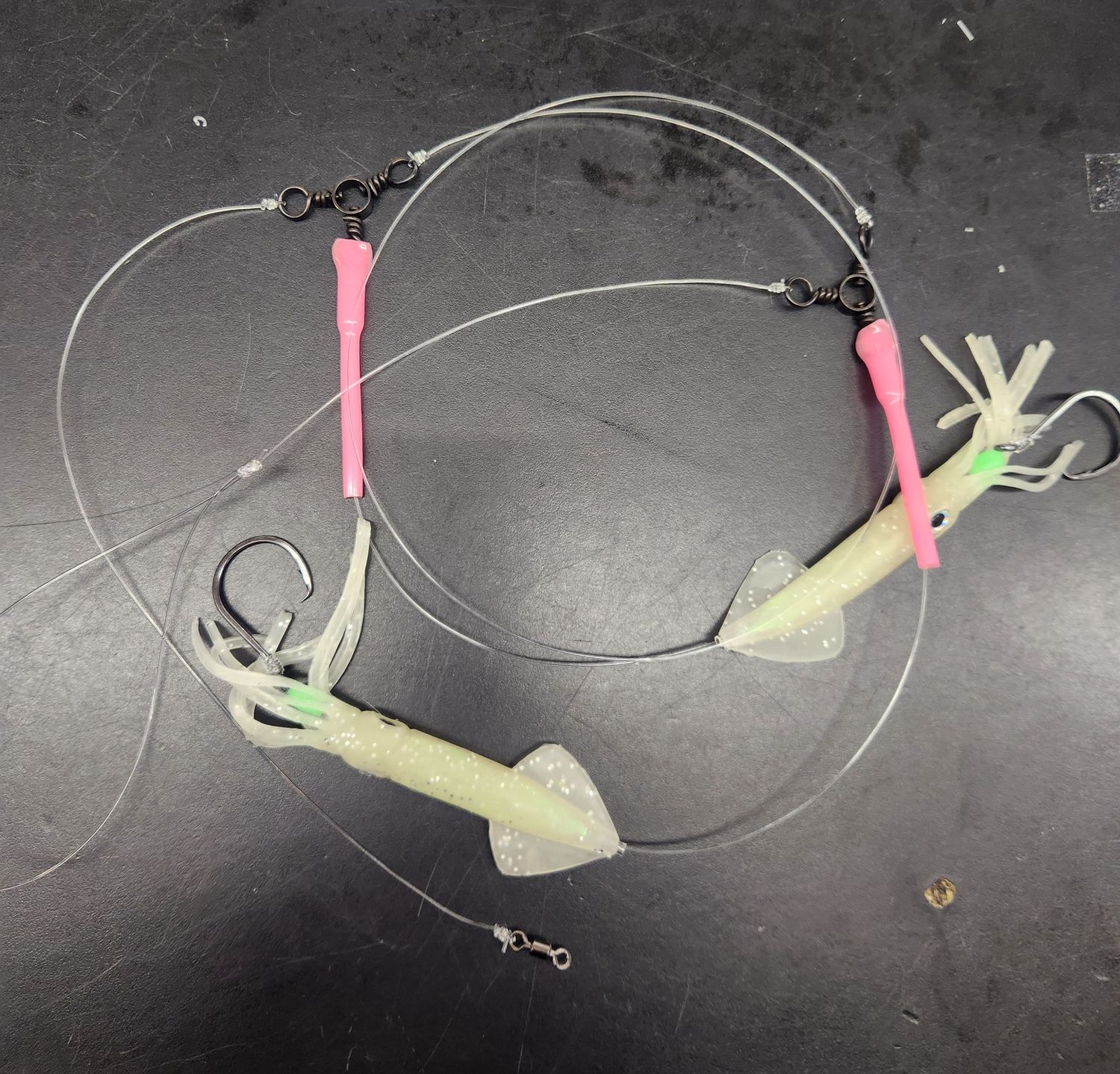 Jersey Hooker Tilefish Rig with Tsunami Squids