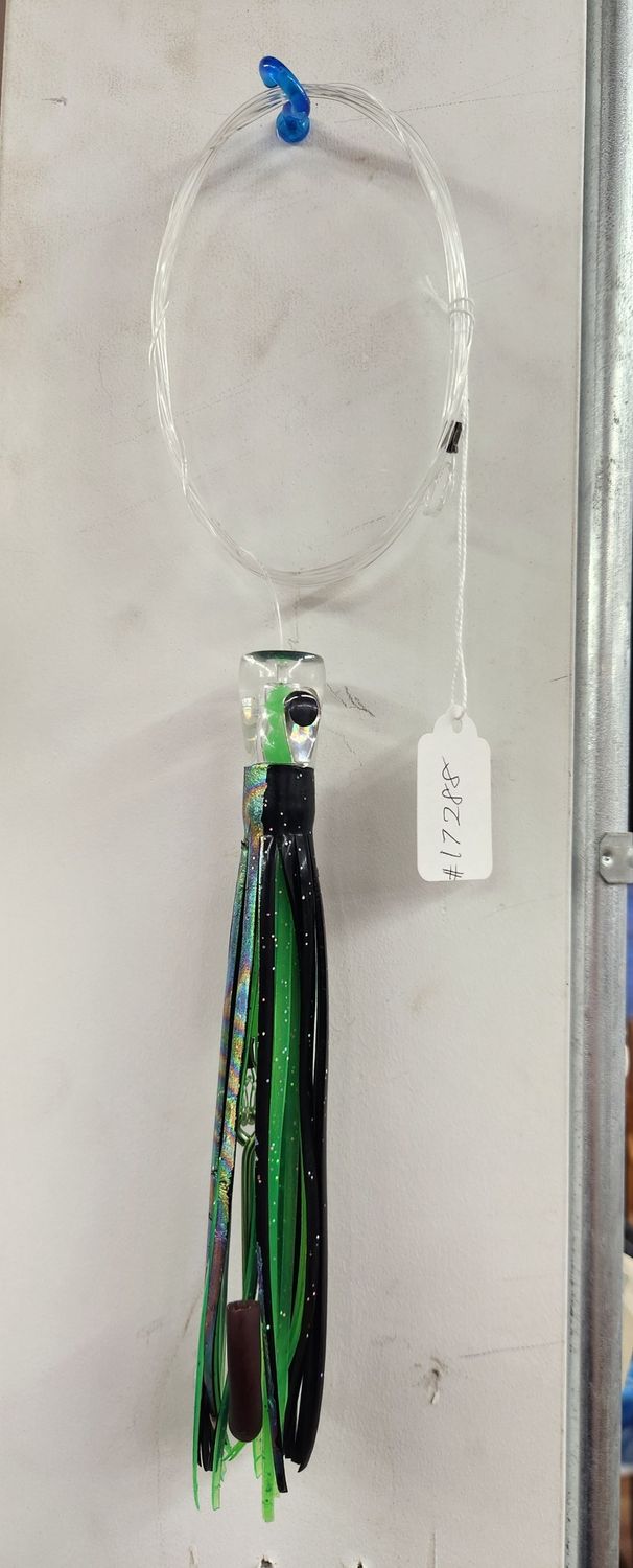 Pre-rigged C&amp;H Alien for Trolling, Color: Zucchini