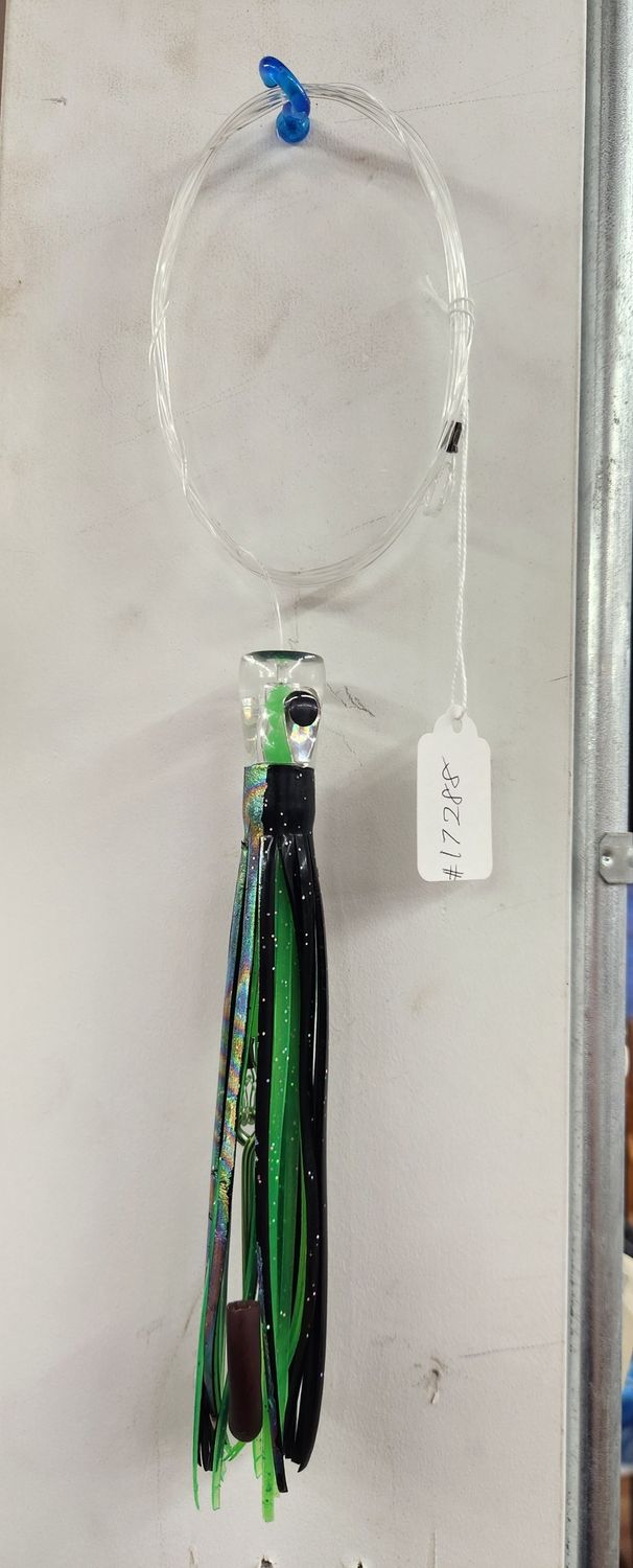 Pre-rigged C&amp;H Alien for Trolling, Color: Zucchini