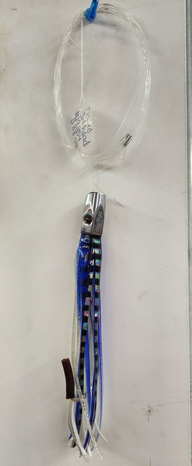 Pre-rigged Mag Bay Jet Head, Color: Blue White