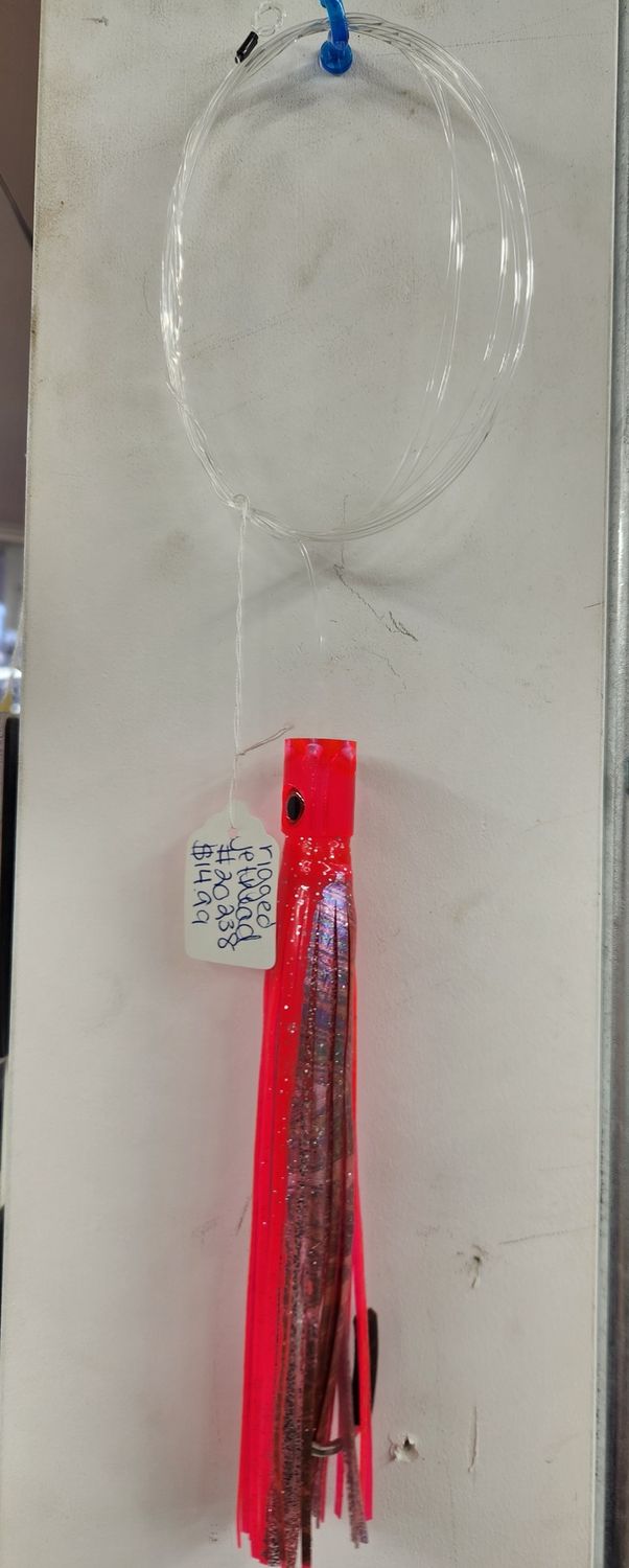 Jersey Hooker Pre-Rigged Jet Head Trolling Lure Pink