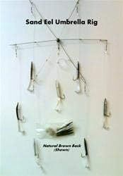 Sportfish Products Sand Eel Umbrella Rig 6 Arm 13 Eel