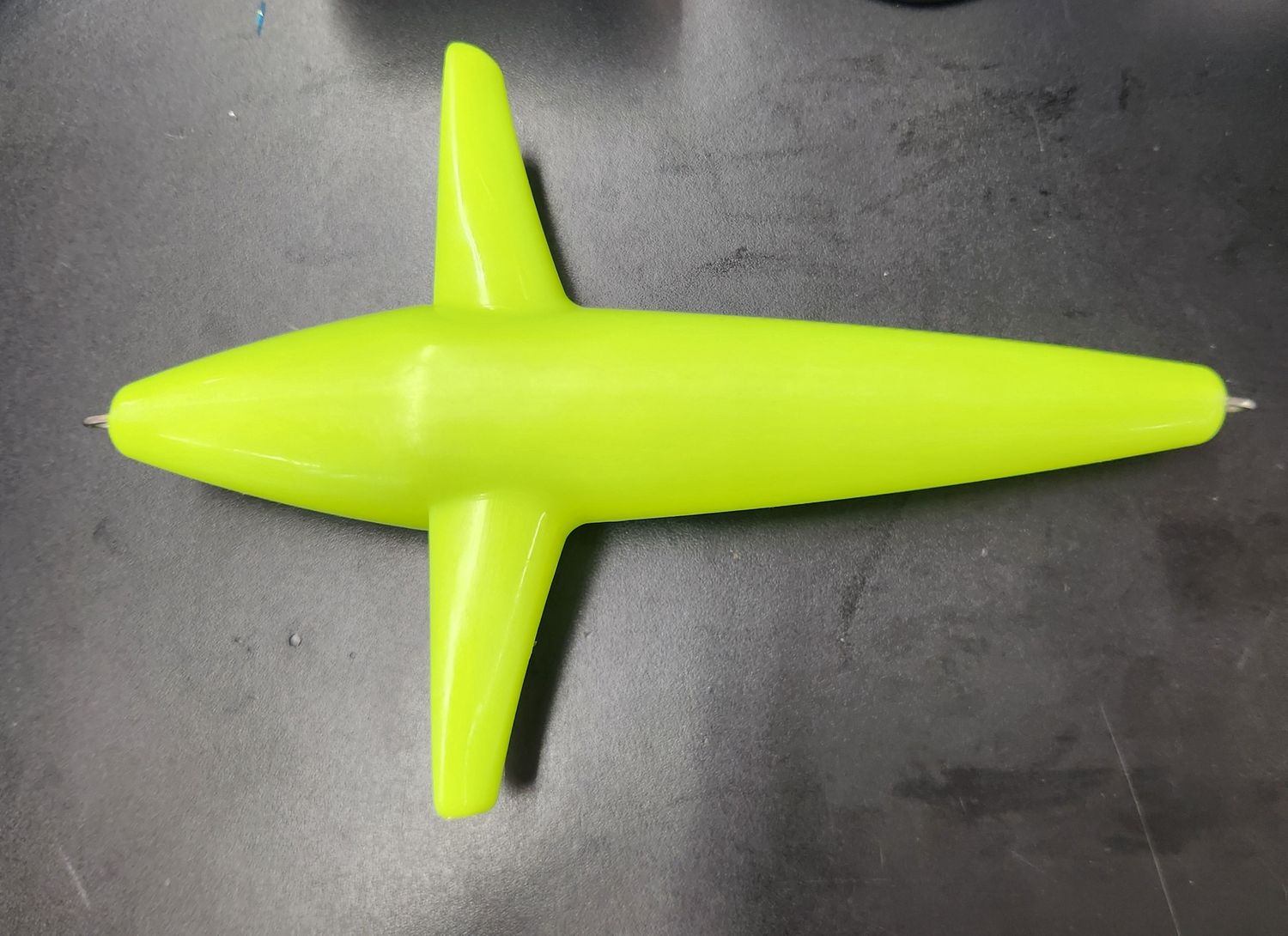 Jersey Hooker 9" Tuna Trolling Bird, Color: Chartreuse