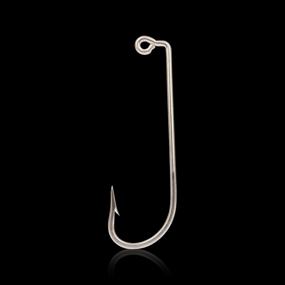 Mustad O'Shaughnessy 90 Degree Bend Jig Hook, Size: 8/0
