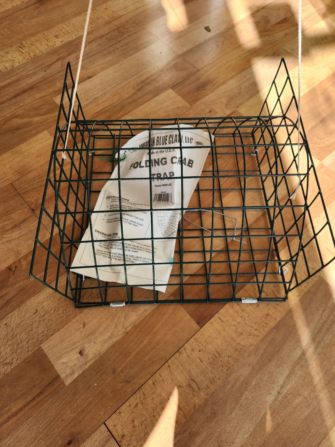 American Blue Claw 2-Door Mailbox Style Crab Trap, Color: Green