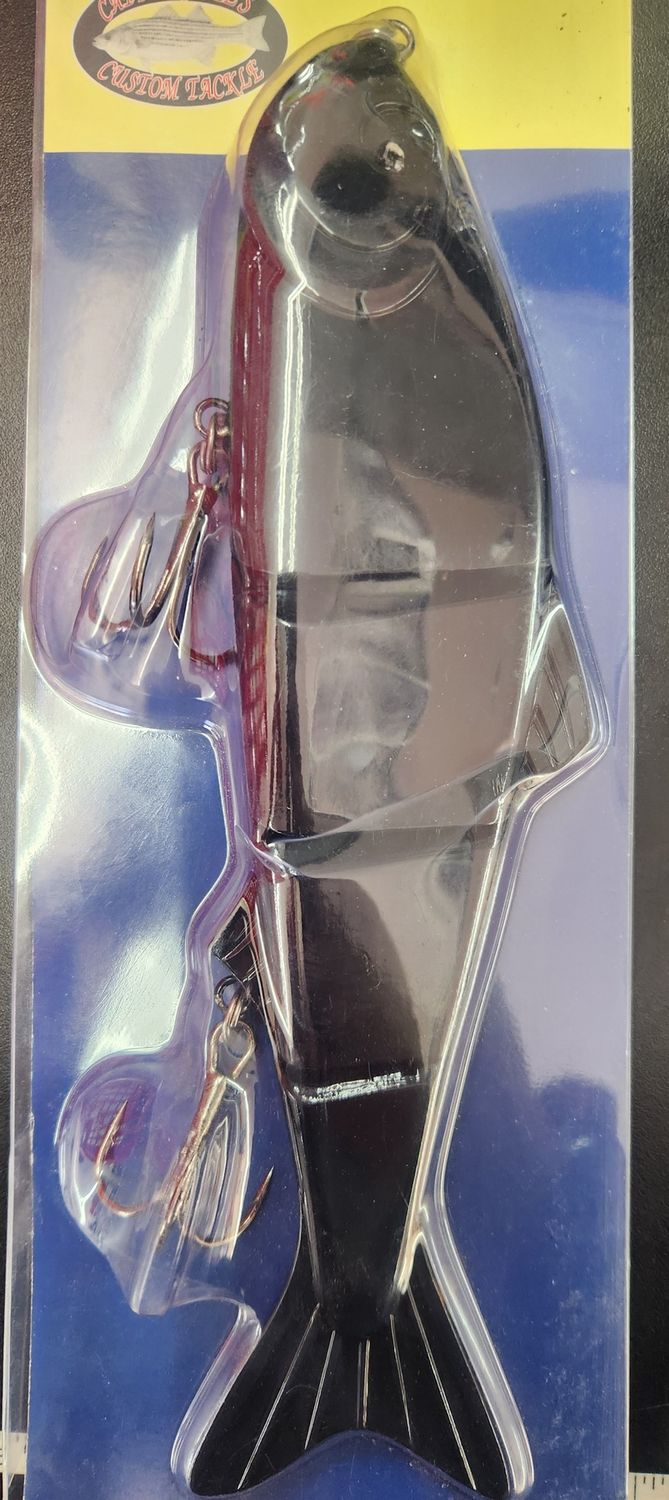 Captain Bill's 9" 5oz Jointed Swimbait Black