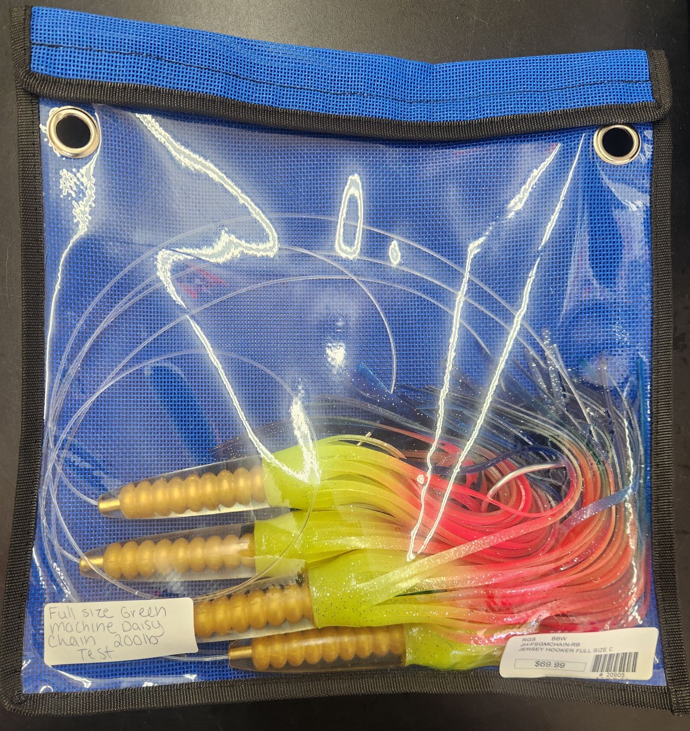 Jersey Hooker Full Size Green Machine Daisy Chain, Color: Rainbow