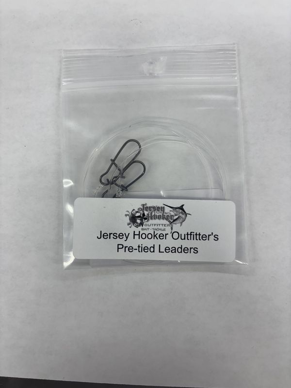 Jersey Hooker Pre-tied Leader with Snap 2pk