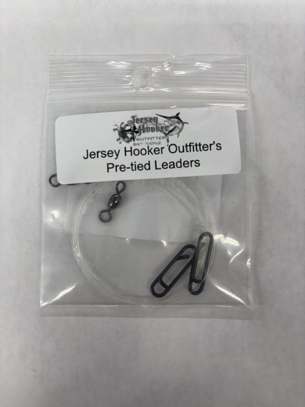 Jersey Hooker Pre-tied leaders with Fast Clip 2pk