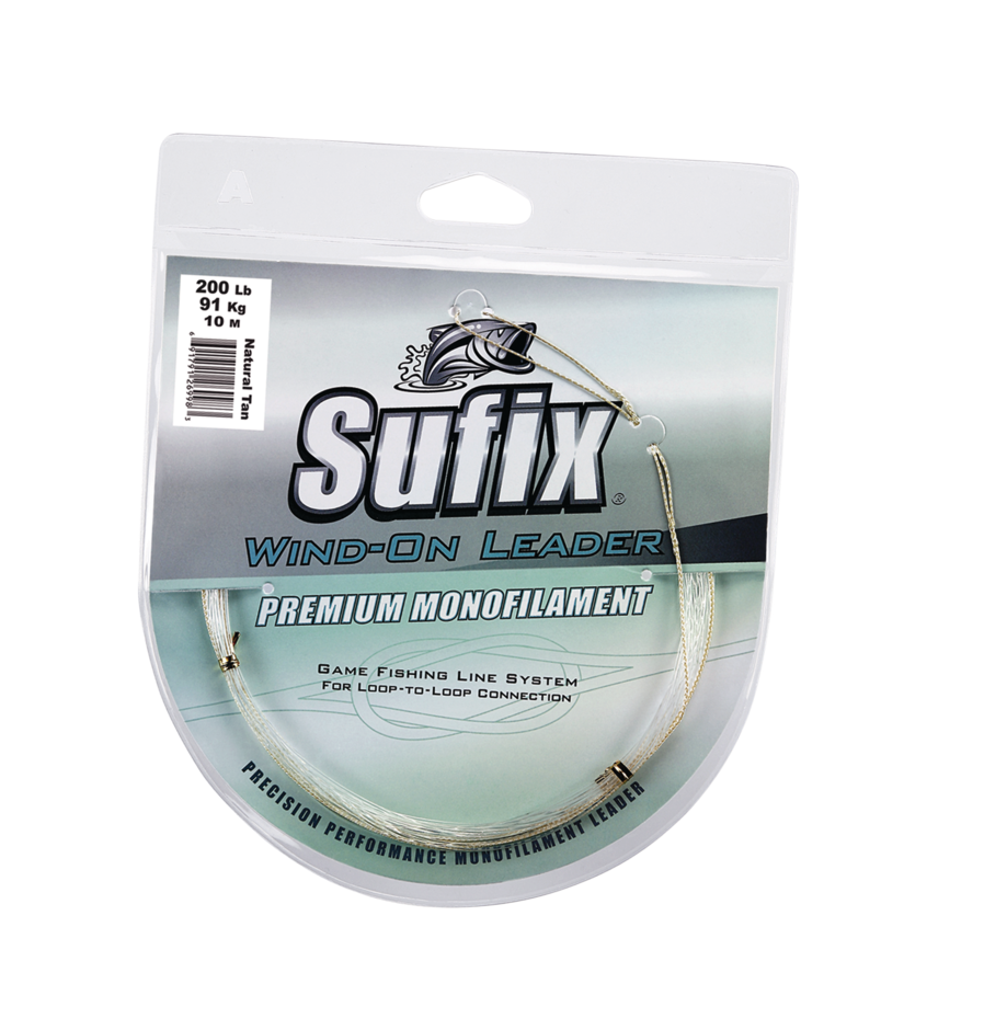 Sufix Monofilament Wind-On Leader, lb Test: 50lb