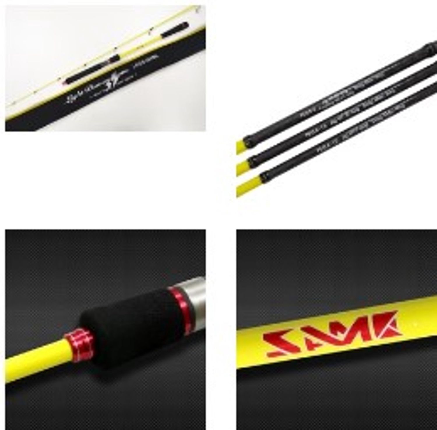 Same Jigging Light Power Game Micro Jigging Rods, Model: 6'6" Medium Heavy / 20-80g / Max Drag 18kg / PE 0.8-2